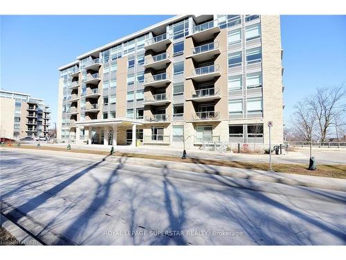 204-467 Charlton Avenue, Hamilton, ON - Outdoor With Balcony With Facade