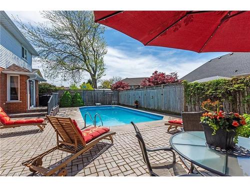 6300 Giovina Drive, Niagara Falls, ON - Outdoor With In Ground Pool With Deck Patio Veranda