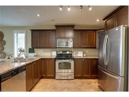 551 Grey Street, Brantford, ON - Indoor Photo Showing Kitchen With Double Sink