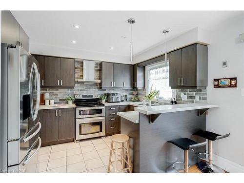 276 Morningmist Street, Brampton, ON - Indoor Photo Showing Kitchen With Stainless Steel Kitchen With Upgraded Kitchen