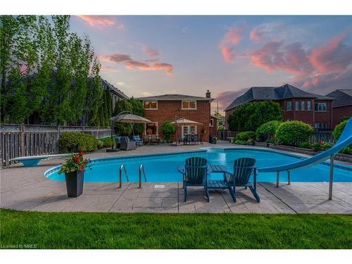 2394 Glengarry Road, Mississauga, ON - Outdoor With In Ground Pool With Backyard