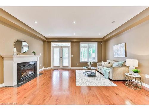 491 Mcroberts Avenue, Toronto, ON - Indoor Photo Showing Living Room With Fireplace