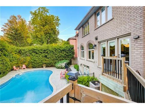 1301 Lindburgh Court, Mississauga, ON - Outdoor With In Ground Pool With Deck Patio Veranda