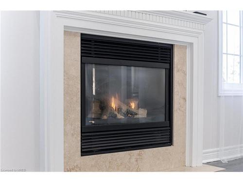 33 Rubysilver Drive, Brampton, ON - Indoor Photo Showing Living Room With Fireplace