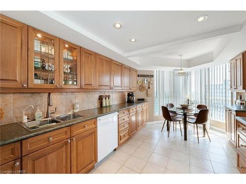 1605-55 Kingsbridge Garden Circle, Mississauga, ON - Indoor Photo Showing Kitchen With Double Sink