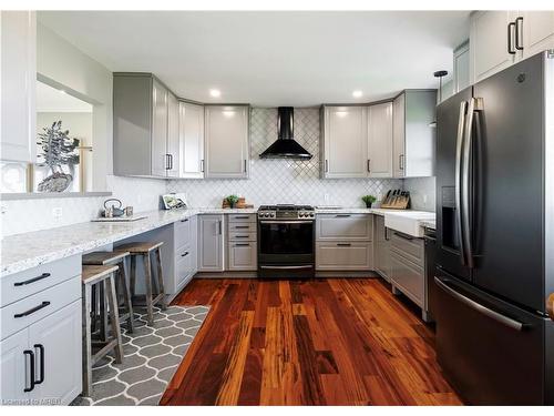 12925 Ninth Line, Halton Hills, ON - Indoor Photo Showing Kitchen With Stainless Steel Kitchen With Upgraded Kitchen