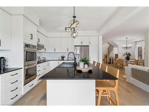 465 Thornborrow Court, Milton, ON - Indoor Photo Showing Kitchen With Upgraded Kitchen