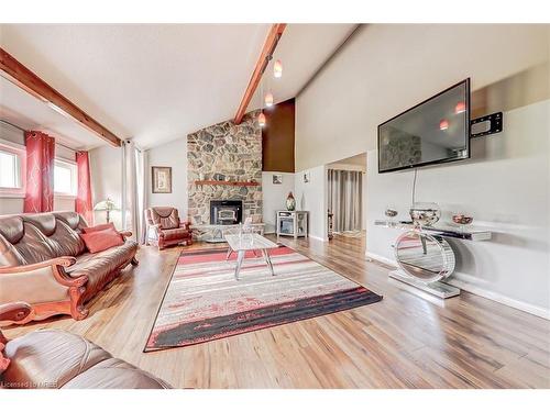 9303 Erin Garafraxa Line E, Erin, ON - Indoor Photo Showing Living Room With Fireplace