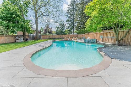 1204 Clarkson Road N, Mississauga, ON - Outdoor With In Ground Pool With Backyard