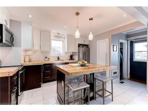 57 Berry Avenue, Hamilton, ON - Indoor Photo Showing Kitchen With Upgraded Kitchen