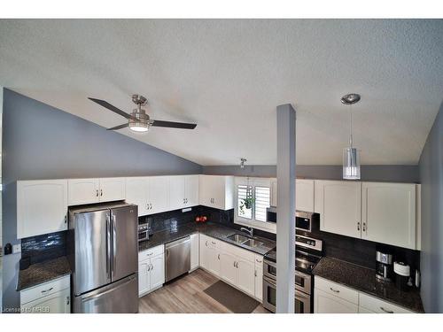 88 Redfern Avenue, Hamilton, ON - Indoor Photo Showing Kitchen With Stainless Steel Kitchen With Double Sink