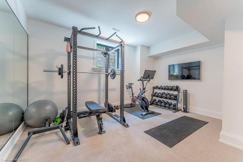 158 Angelene Street, Mississauga, ON - Indoor Photo Showing Gym Room