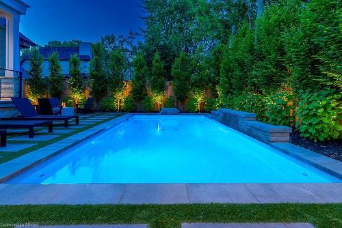 158 Angelene Street, Mississauga, ON - Outdoor With In Ground Pool With Backyard