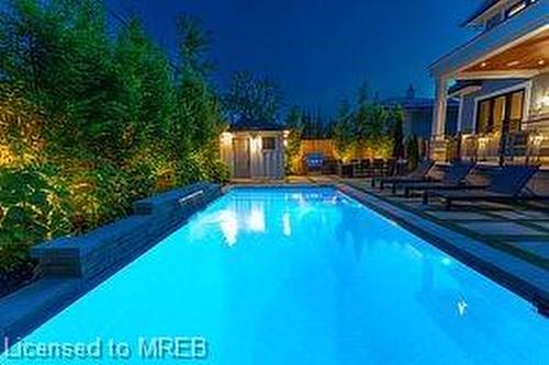 158 Angelene Street, Mississauga, ON - Outdoor With In Ground Pool With Backyard