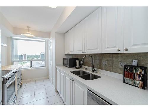 2111-155 Beecroft Road, Toronto, ON - Indoor Photo Showing Kitchen With Double Sink