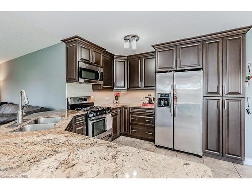 100 Acorn Way, Cambridge, ON - Indoor Photo Showing Kitchen With Double Sink