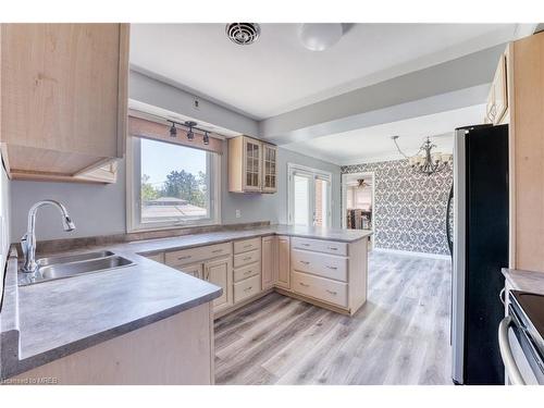 232 Patrice Drive, Windsor, ON - Indoor Photo Showing Kitchen With Double Sink