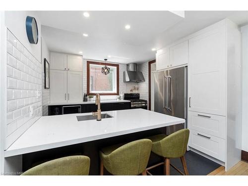 24 Ellen Street, Brampton, ON - Indoor Photo Showing Kitchen With Upgraded Kitchen