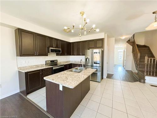 72 Maclachlan Avenue, Haldimand, ON - Indoor Photo Showing Kitchen With Double Sink