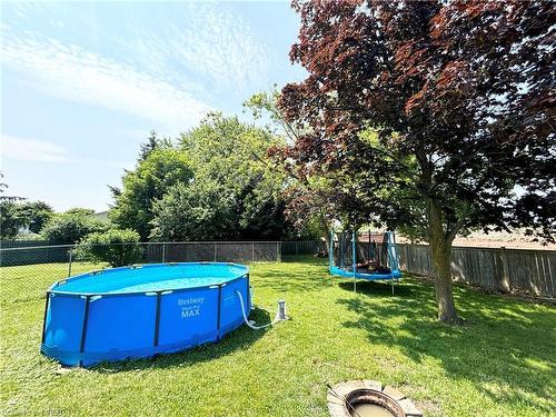 18 Manley Crescent, Thorold, ON - Outdoor With Above Ground Pool With Backyard