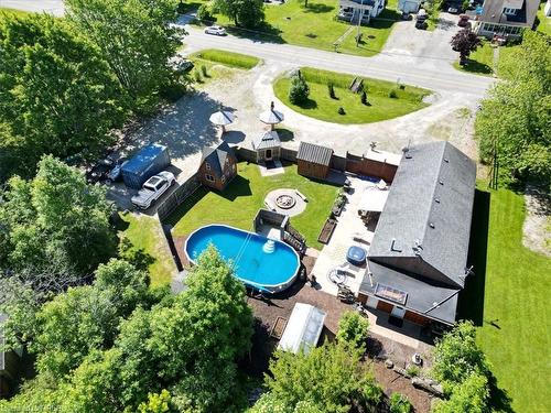 813 Port Maitland Road, Haldimand County, ON - Outdoor With Above Ground Pool With View
