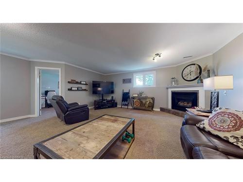 1 Fuller Drive, Caledonia, ON - Indoor Photo Showing Living Room With Fireplace