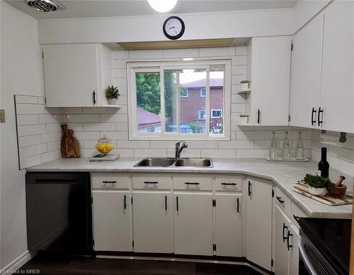 68 Albemarle Street, Brantford, ON - Indoor Photo Showing Kitchen With Double Sink