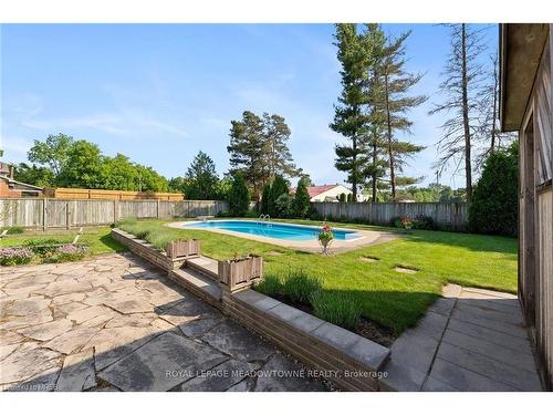 7762 Creditview Road, Brampton, ON - Outdoor With In Ground Pool With Backyard