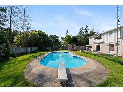 7762 Creditview Road, Brampton, ON - Outdoor With In Ground Pool With Backyard