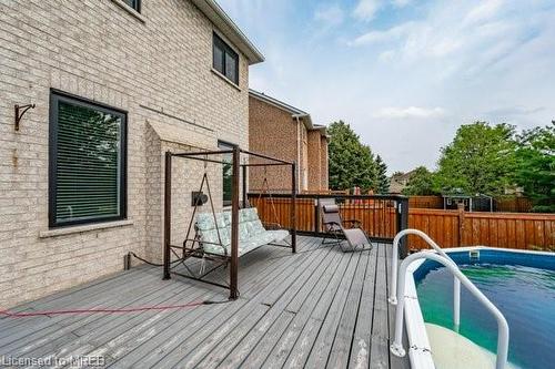 12 Hayloft Court, Brampton, ON - Outdoor With Above Ground Pool With Deck Patio Veranda With Exterior