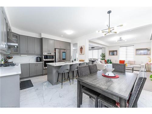 3 Grierson Trail, Waterdown, ON - Indoor Photo Showing Living Room With Fireplace