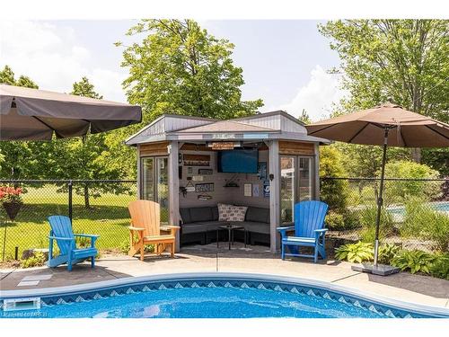 4152 Arbourfield Drive, Burlington, ON - Outdoor With In Ground Pool With Deck Patio Veranda With Backyard