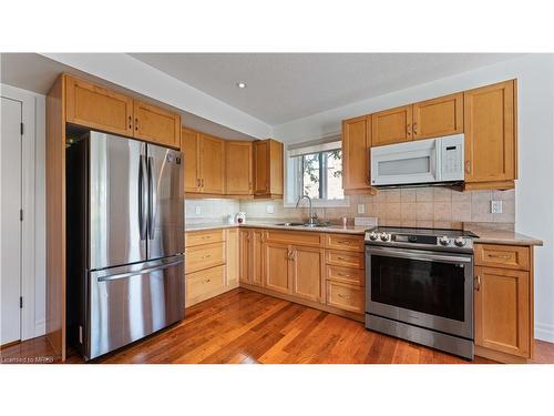 119 Chandos Drive, Kitchener, ON - Indoor Photo Showing Kitchen With Stainless Steel Kitchen With Double Sink