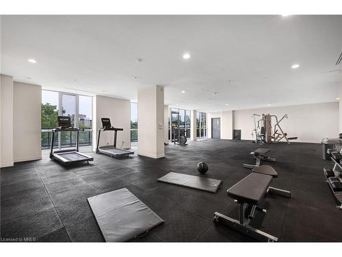 807-128 King Street N, Waterloo, ON - Indoor Photo Showing Gym Room