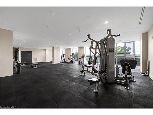 807-128 King Street N, Waterloo, ON - Indoor Photo Showing Gym Room