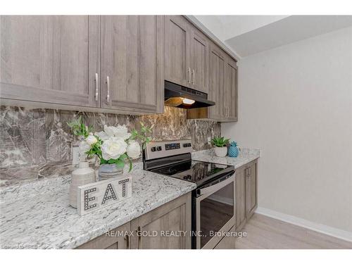 1E-155 Thomas Slee Drive, Kitchener, ON - Indoor Photo Showing Kitchen With Upgraded Kitchen