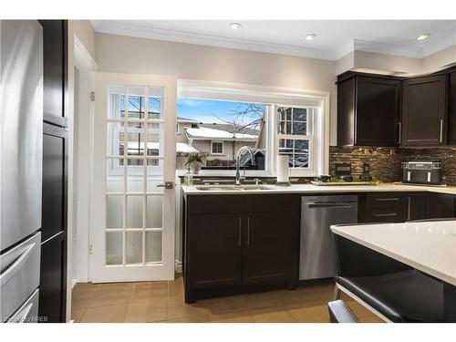 8 Warwick Road, Hamilton, ON - Indoor Photo Showing Kitchen With Double Sink