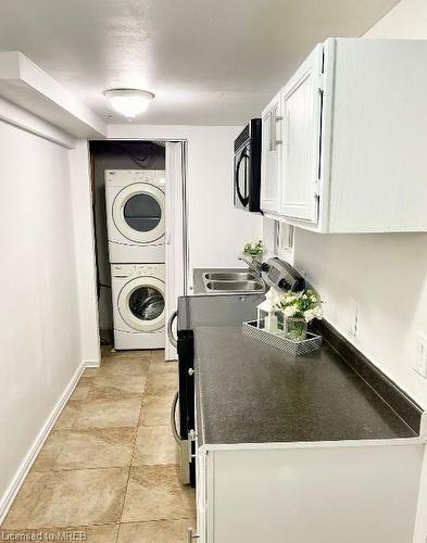 Bsmt-389 Keewatin Street, Oshawa, ON - Indoor Photo Showing Kitchen With Double Sink