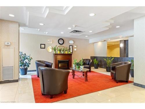 514-300 Webb Drive, Mississauga, ON - Indoor With Fireplace