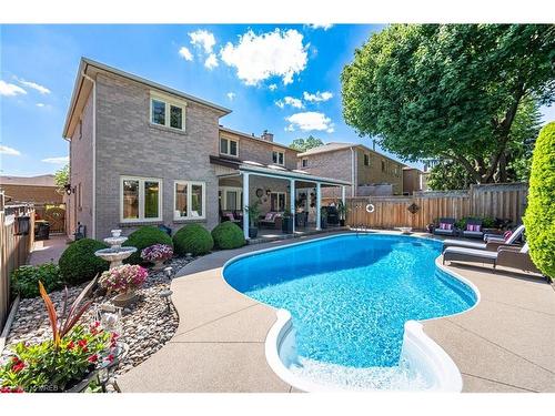 236 Nottingham Drive, Oakville, ON - Outdoor With In Ground Pool