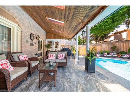 236 Nottingham Drive, Oakville, ON - Outdoor With In Ground Pool With Deck Patio Veranda