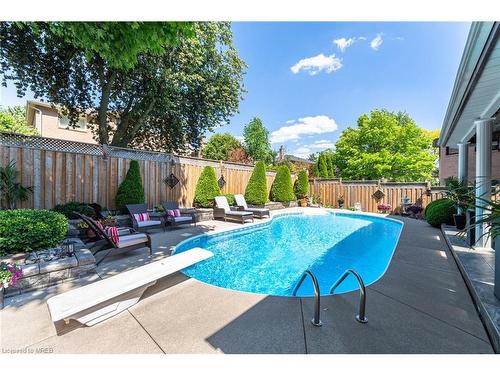 236 Nottingham Drive, Oakville, ON - Outdoor With In Ground Pool With Backyard