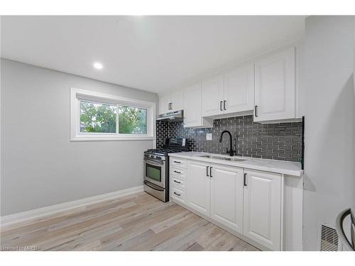 83 Grange Avenue, Welland, ON - Indoor Photo Showing Kitchen With Double Sink