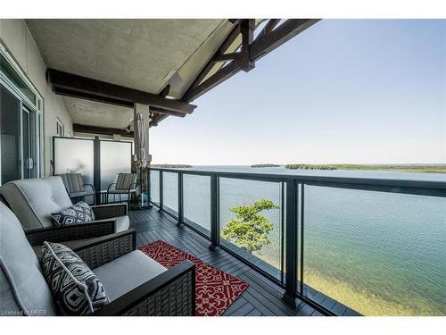 611-90 Orchard Point Road, Orillia, ON - Outdoor With Body Of Water With Balcony With Exterior