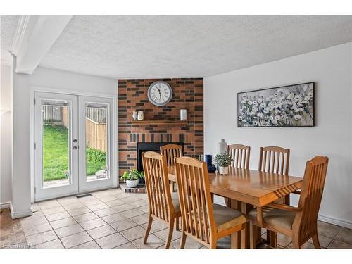 2873 Gulfstream Way, Mississauga, ON - Indoor Photo Showing Dining Room With Fireplace