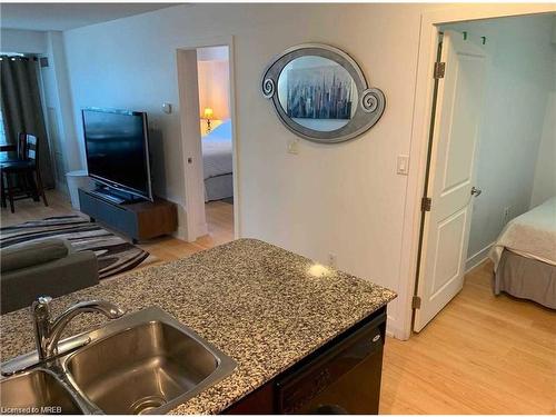 1017-20 Blue Jays Way, Toronto, ON - Indoor Photo Showing Kitchen With Double Sink