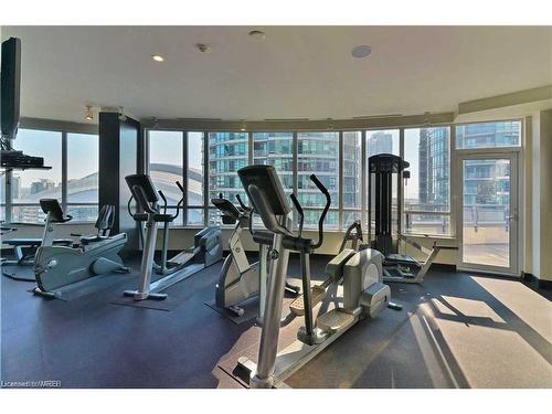 1017-20 Blue Jays Way, Toronto, ON - Indoor Photo Showing Gym Room