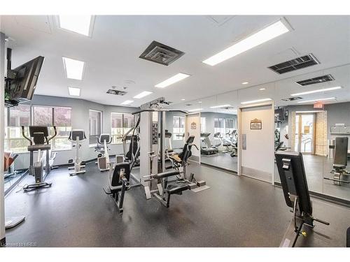 1605-55 Kingsbridge Garden Circle, Mississauga, ON - Indoor Photo Showing Gym Room
