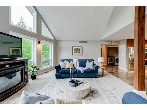 3142 Hwy 118 West Road W, Muskoka Lakes, ON - Indoor Photo Showing Living Room With Fireplace