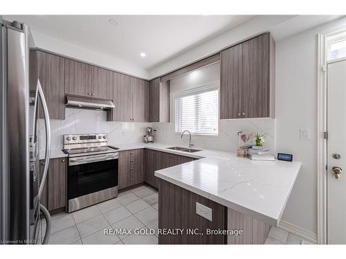 17 Mountain Heights Place, Hamilton, ON - Indoor Photo Showing Kitchen With Stainless Steel Kitchen With Upgraded Kitchen